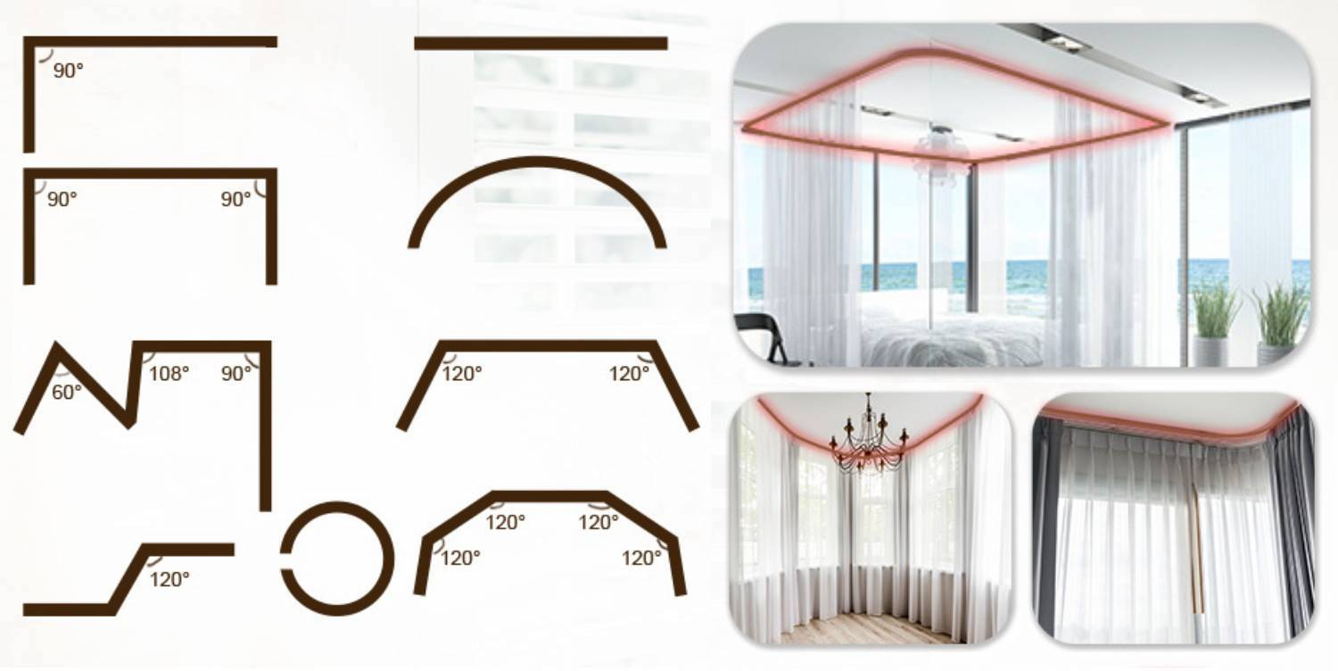 Ceiling track used as a room divider curtain system