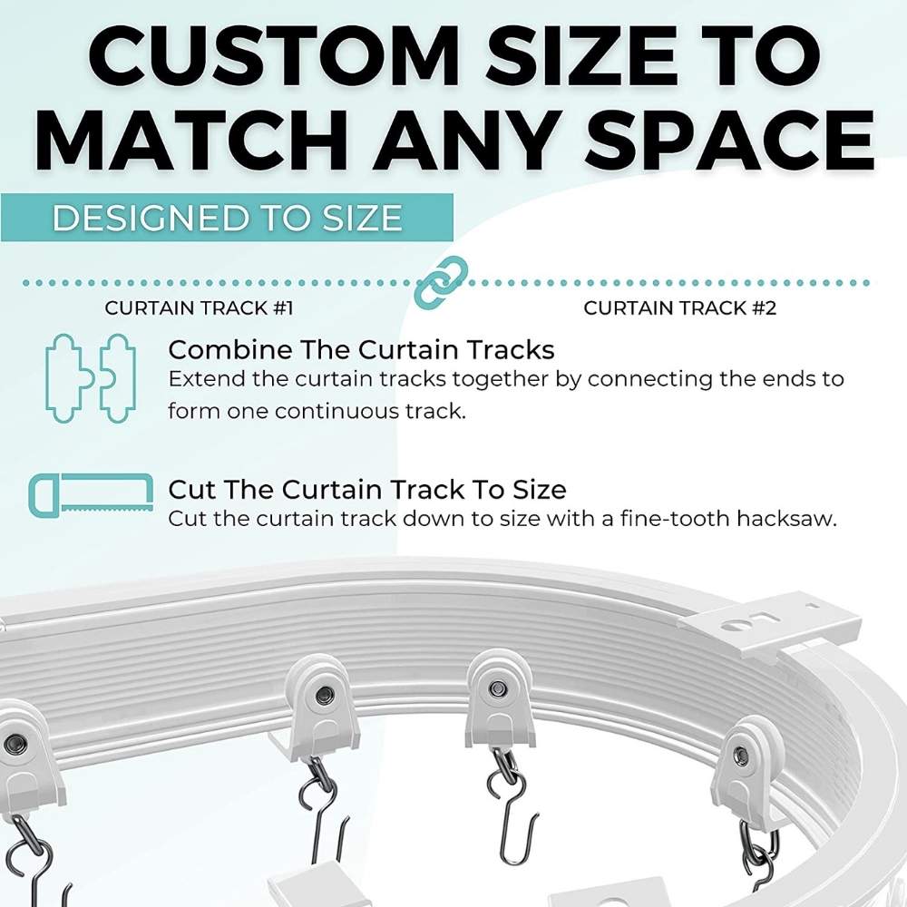Bendable Curtain Track Ceiling Mount: image 3